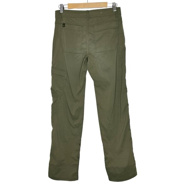 Prana Mens Stretch Zion Pant 28X32 Cargo Pocket Outdoor Hiking Camping Green - Picture 5 of 14